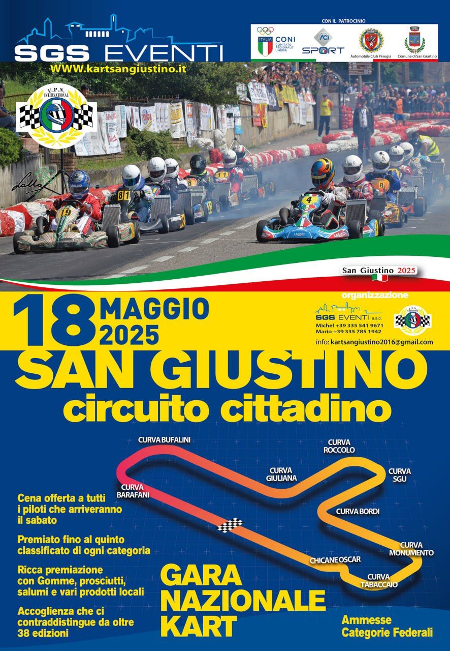 Kart San Giustino 18 Maggio 2025